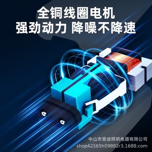 工销直缸厂鱼增氧泵打q氧机家用充氧静音小型养鱼专用大气量氧气