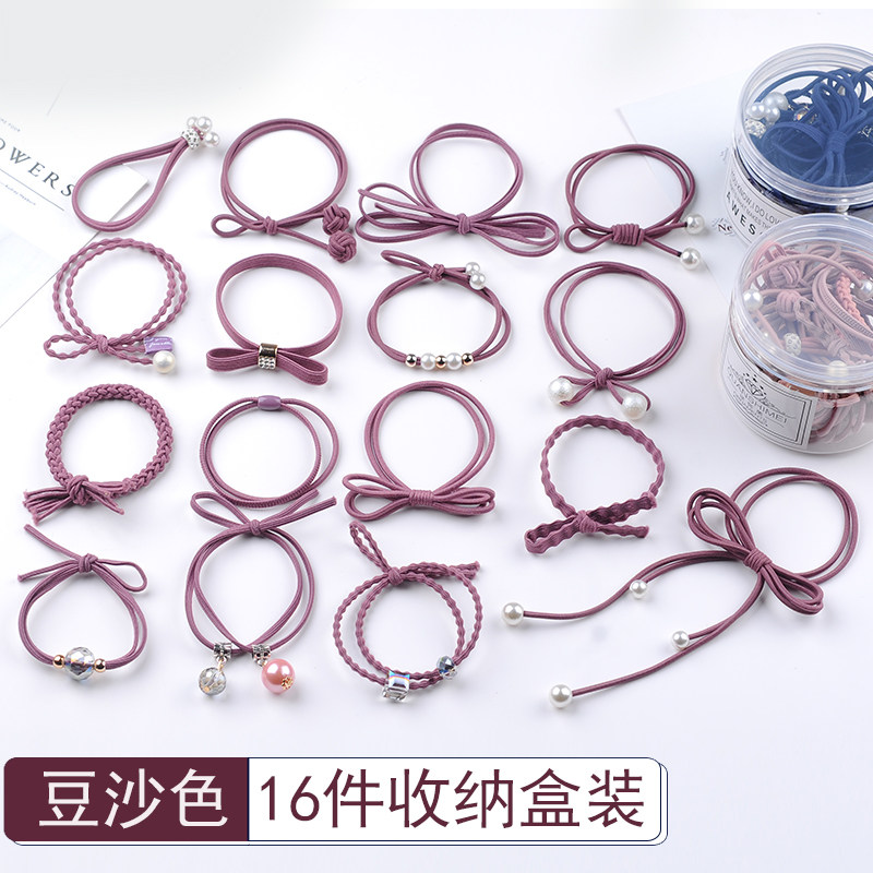 扎头发橡皮筋发圈国绑头绳发绳头饰小清新简约个性可爱成人皮2020