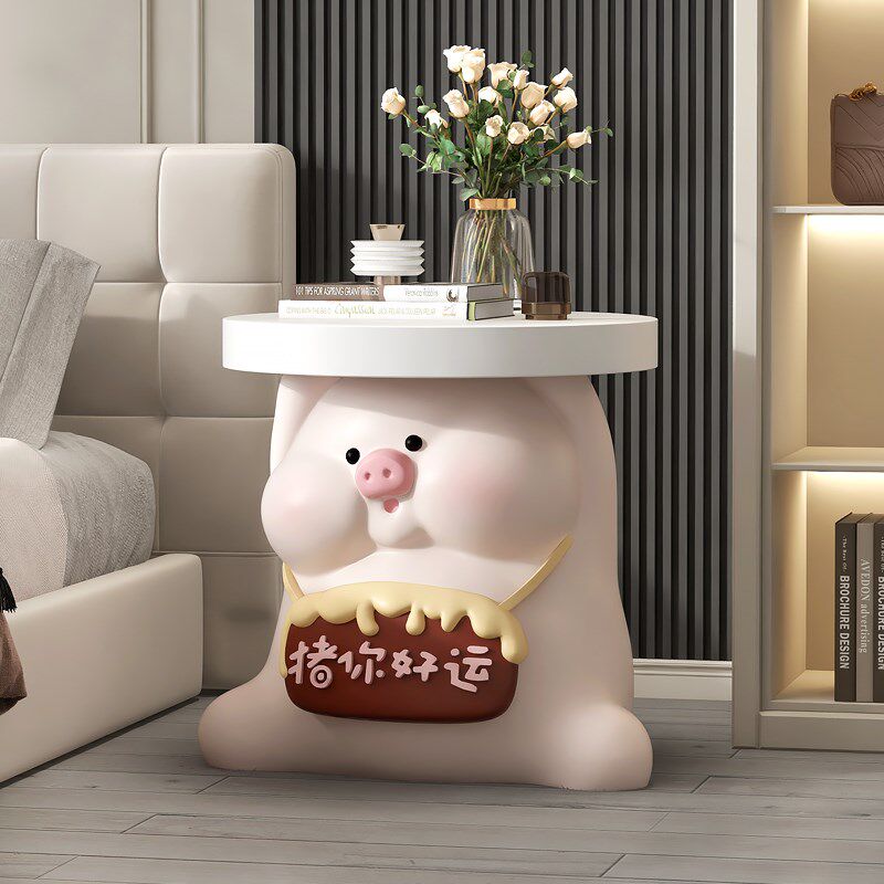 可爱小猪客厅落地摆件大容量存钱罐电视柜沙发边几床头乔迁礼物,家居饰品,落地摆件,淘宝优惠券,粉丝福利购,淘宝优惠卷