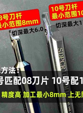 小内孔端面槽刀刀杆小径端面槽刀大切深DPCR200/250/300MIFR08150