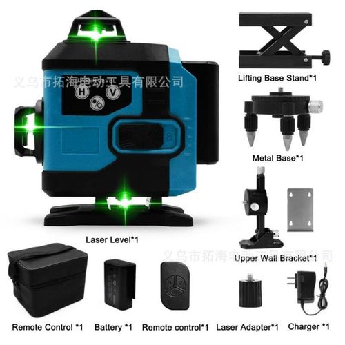 高精度水平大容量迷贴测距角度尺地小型水平仪小型新款绿光室外