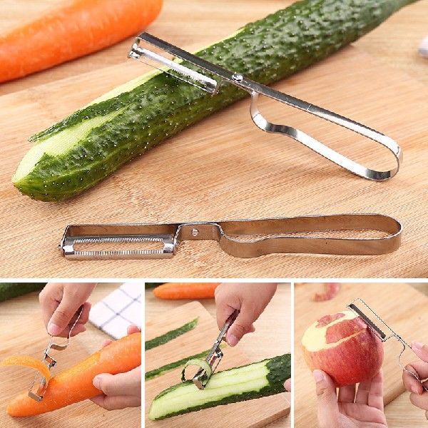 新品1pc Multi-function Stainless Steel Vegetable Peeler Cutt