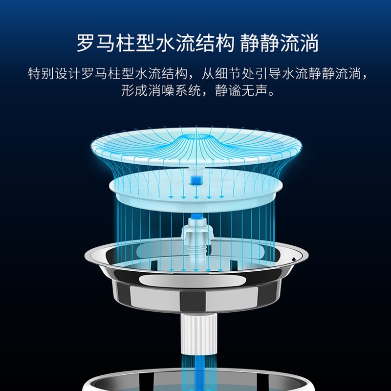 小佩猫咪饮水g机宠物智能静音自动循环流动喷泉狗狗喝水器猫咪用