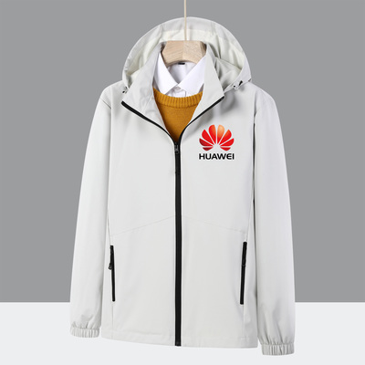 户外冲锋衣定制印logou刺绣印字防水工作服男女春秋薄款夹克外套