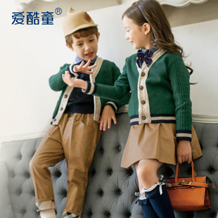 旦演出服幼儿园园服K秋冬装 小学生班服儿童合唱元 学院风校服圣诞