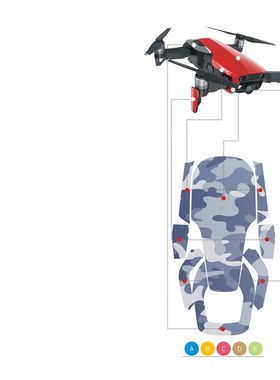 Waterproof er Decal Skin Cover for DJI Mavic Air Drone Acces