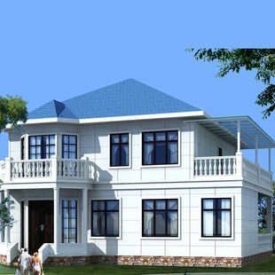 轻钢别墅龙骨材料加工钢结构房屋集成别墅移动房住人集装箱房