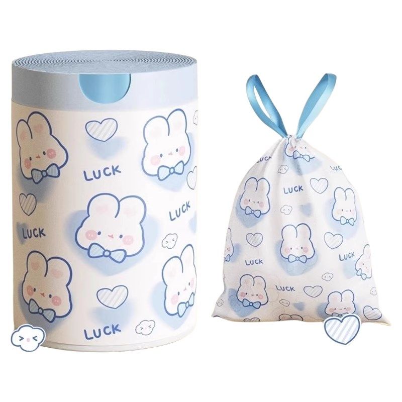 清洁袋中号家用实惠装厨房宿舍加厚手提平口垃圾袋粘贴特厚