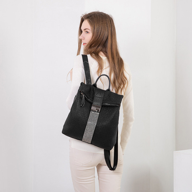 时尚双肩包女大学生背包2024新款日韩时尚亮片防盗防水潮流行百搭,箱包皮具/热销女包/男包,双肩背包,淘宝优惠券,粉丝福利购,淘宝优惠卷