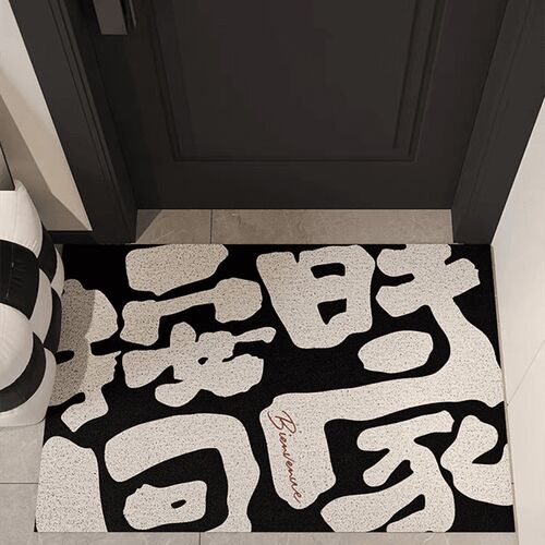 丝圈门垫进门家用入户门地垫玄关地毯免洗防滑Q门口耐脏可裁剪脚