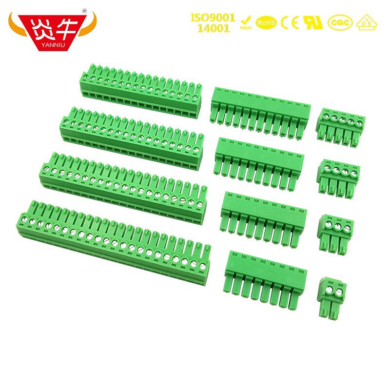 KF2EDGK 3.81 2P~ 12P PCB TERMINAL BlOCKS 15EDGK 3.81mm 2PIN_虎窝淘