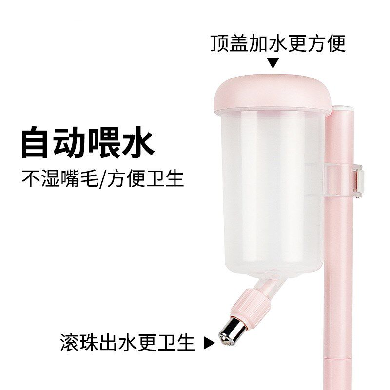 宠物饮水器可升降狗狗碗水盆喂水器牢固挂式自动喂水不湿嘴水盆