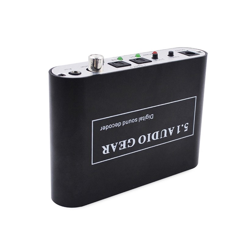 5.1 Audio Gear Digital Sound Decoder Converter Optical SPDI