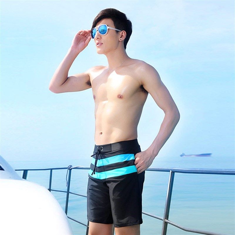 泳衣男士泳裤男平角五分 温泉大码泳裤套装 情侣沙滩裤男宽松