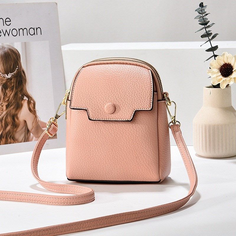 2025新款韩版手机斜挎包女大容量PU单肩包多口袋九色时尚,箱包皮具/热销女包/男包,通用款女包,淘宝优惠券,粉丝福利购,淘宝优惠卷