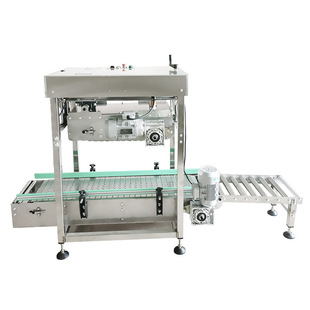全自動生產(chǎn)線塑膠蓋壓蓋機 速度可調(diào) 純電動 手動放蓋輸送K壓蓋機