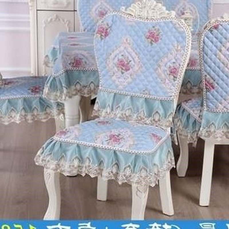 欧式套装套餐桌布椅套椅垫凳子圆桌布艺田园靠背套椅子套罩餐椅套
