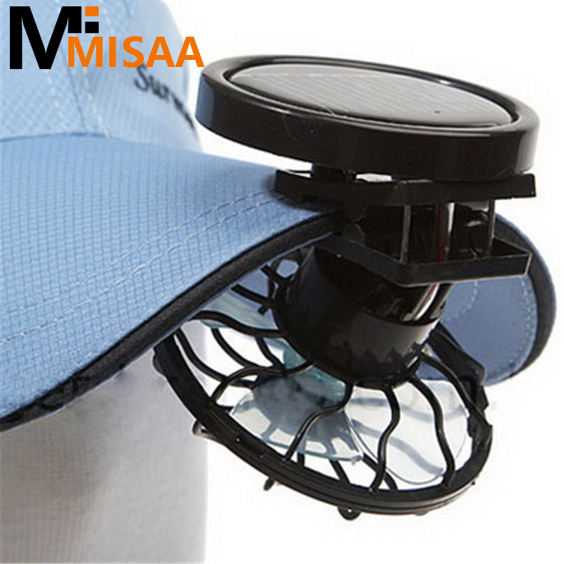 速发Portable Fan Electric Sun Energy Panel Cooling Fan Clip-