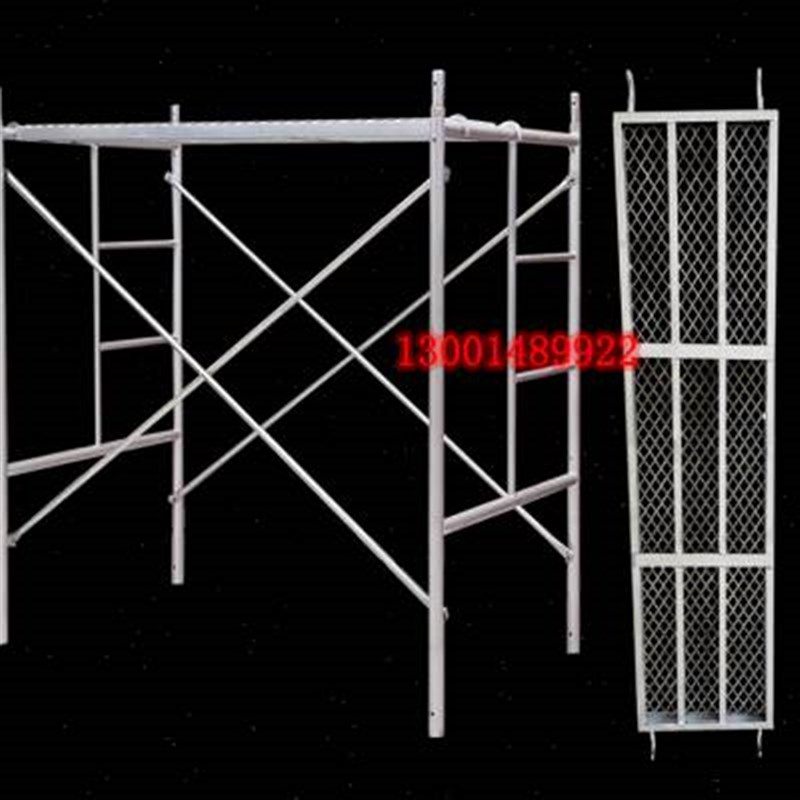 新款20镀锌脚手架活动架梯形架移动手脚架建筑脚手架架手