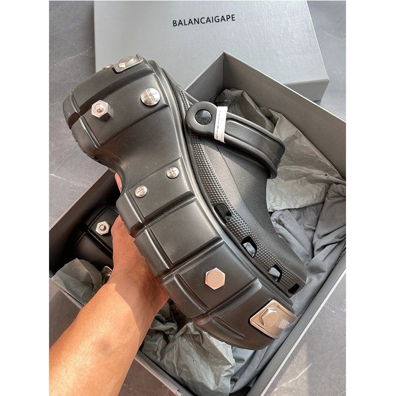 洞洞鞋2024新款厚底增高包头拖鞋外穿防滑防臭休闲凉鞋男女情侣款,流行男鞋,洞洞鞋,淘宝优惠券,粉丝福利购,淘宝优惠卷