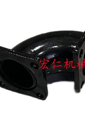 雷沃/东方红404/454/504/554/804/904拖拉机消声器平行改装弯头