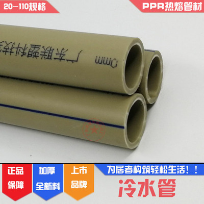 联塑PPR冷水管4/6分1寸20/25/32/40/50/63/75/90/110/160热熔管