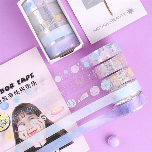 Washi Tape 5Pcs/Set Stickers Washitape School Supplies Stati