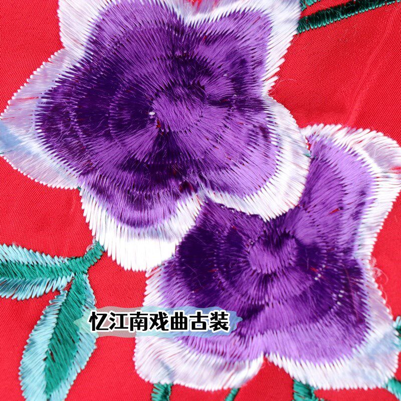 戏曲戏剧手帕 花旦小姐绣花手绢 京剧豫剧越剧小姐丫鬟手绢手巾