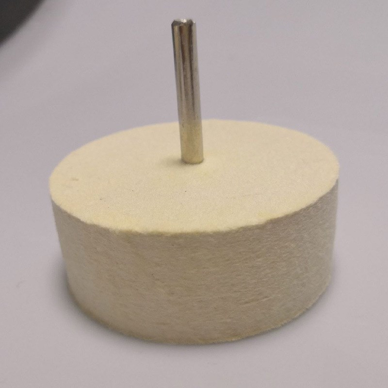 打磨头羊毛磨头75mmp高密度羊毛轮首饰不锈钢抛光工具套装工厂