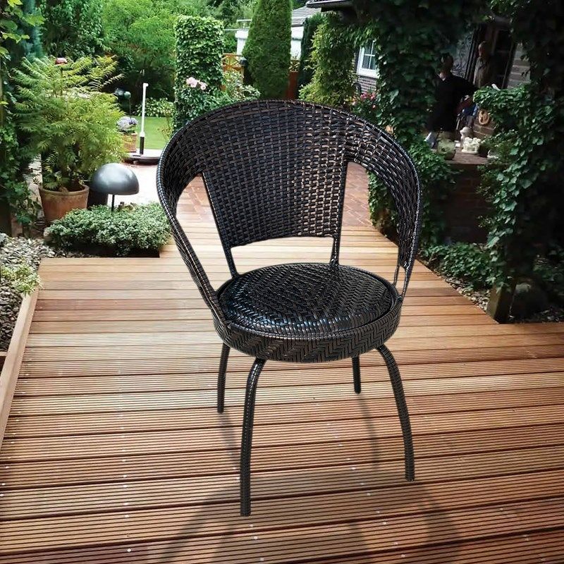 庭院转椅旋转藤编靠背椅加大单人家用户外编藤椅编织椅子阳台卧室,住宅家具,阳台椅,淘宝优惠券,粉丝福利购,淘宝优惠卷