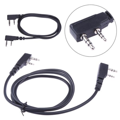 1m/3.28ft 2 Pin Clone Copy Cable for Puxing Wouxun Linton K