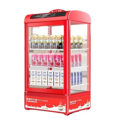 小型台式加热箱热饮展示柜商用蛋挞保温柜M立式饮料加热展示柜台