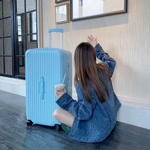 34寸行李箱拉杆箱女大容量旅行箱28E结实耐用拉链款24大码皮箱子