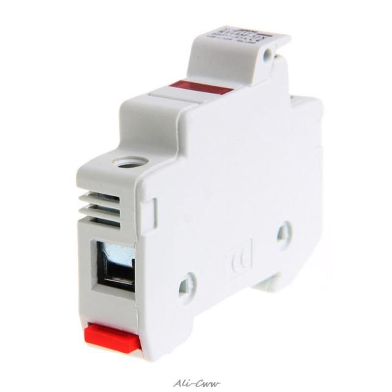 极速RT18-32X AC 32A 1 Pole 10x38mm DIN Rail Mount Fuse Holde