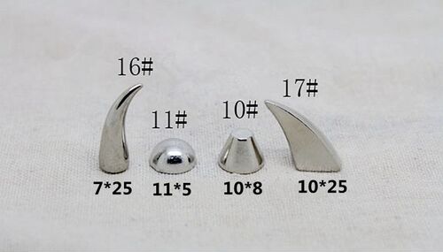 5-29mm Silver Metal Spikes Corns Gart Rivet Studs With Screw