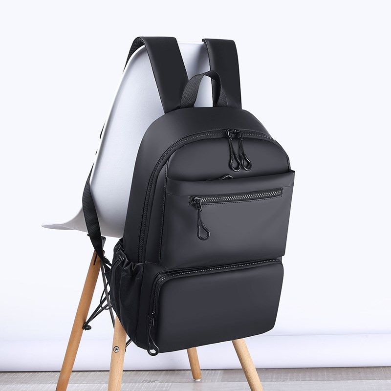 男士包包双肩包男大容量帆布轻便新款时尚商务旅行背包16寸电脑包