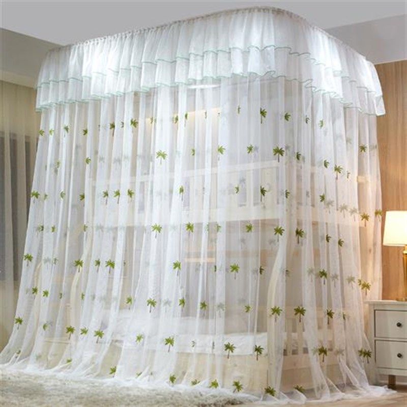 子母床上下铺蚊帐母子床儿童双层母子床上下床一体式导轨蚊帐,床上用品,蚊帐,淘宝优惠券,粉丝福利购,淘宝优惠卷