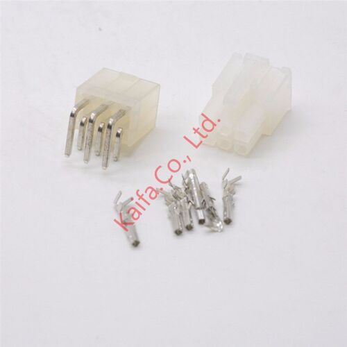 现货20 sets 6 Pin/way 4.2mm Cuzrved needle 5557&5569 wire te