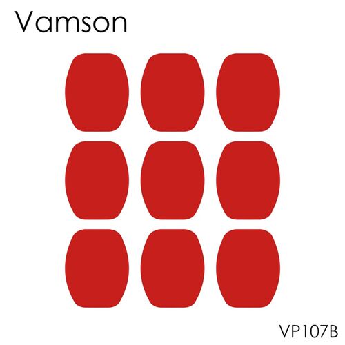 Vamson 9Pcs 3M Red Adhesive er Double Faced Adhesive Tape  G