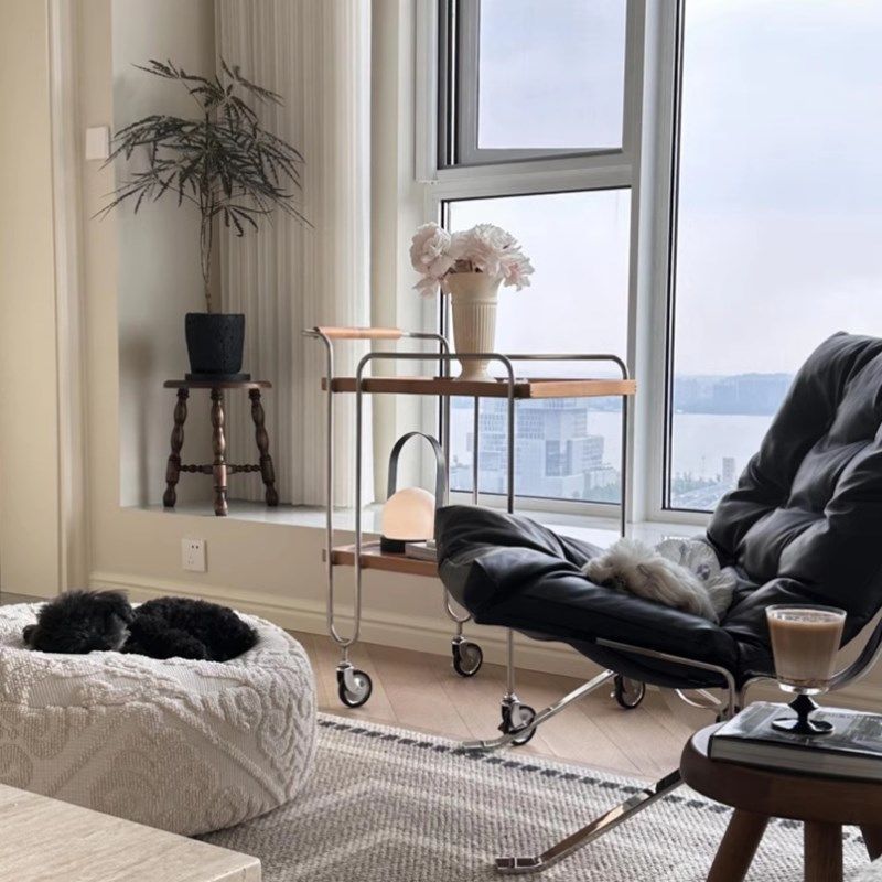 现代家用实木小推车客厅沙发可移动边几茶几角几餐车收纳置物架,住宅家具,移动边几/推车,淘宝优惠券,粉丝福利购,淘宝优惠卷