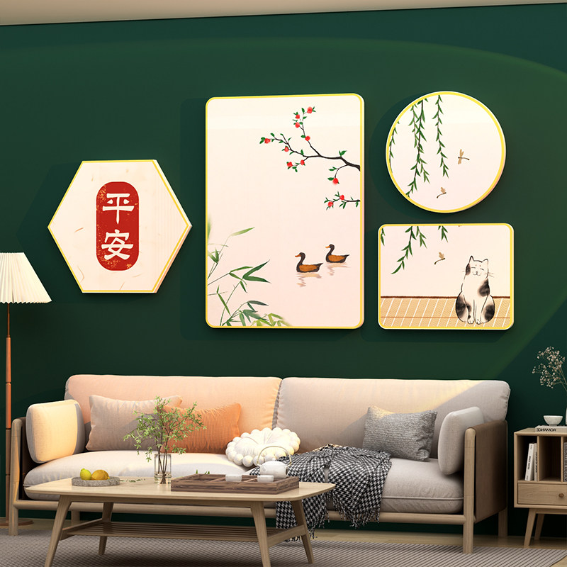 卧室装饰品房间布置餐桌客厅w入户玄关摆件床头电视背景墙面贴纸