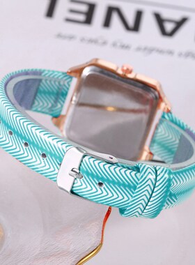 工厂销Luxury belt ladies watch casual analog leRather quartz