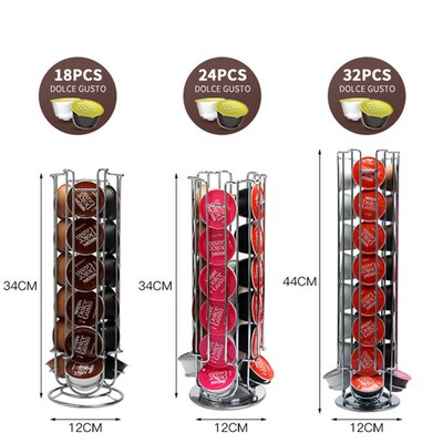 2020 New Metal Coffee Pod Holder 24 Cups Plating Stand Coffe