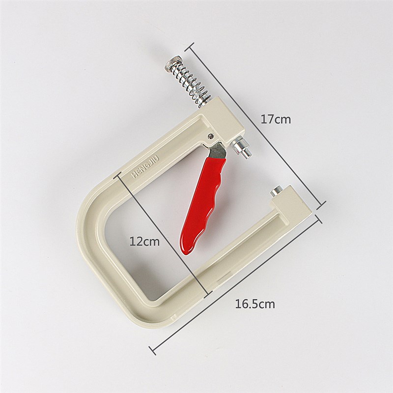 跨境亚马逊 便携手动钉珠机打无孔珠工具 四爪钉服V装饰品模具套