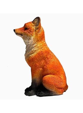 白色狐狸摆件九尾狐多肉户外装饰防水防晒不掉色不发霉小狐狸摆件