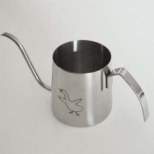 如本|挂耳咖啡幸运鹅手冲壶 迷你不锈钢 细口家用便携式