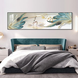 卧室装饰画床头挂画天生一对客厅主卧墙画现代简约房间背景墙壁画