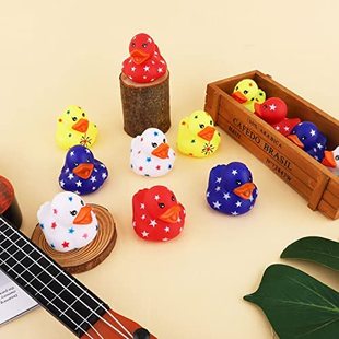 Ducks 2.2x2x2inch Patriotic Rubber 12pcs Float 推荐