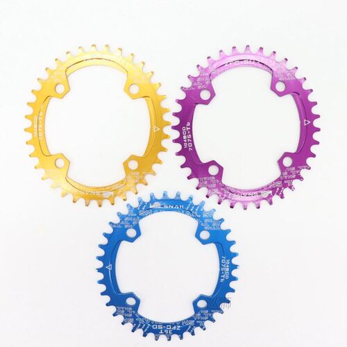 SNAIL Chainring Oval 104 BCD 32 34 36T 38T ultralight narrow