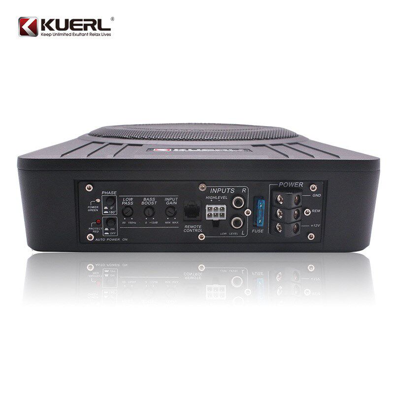 热销38芯大功率纯低音炮s12v车载音响改装10寸超薄汽车低音炮